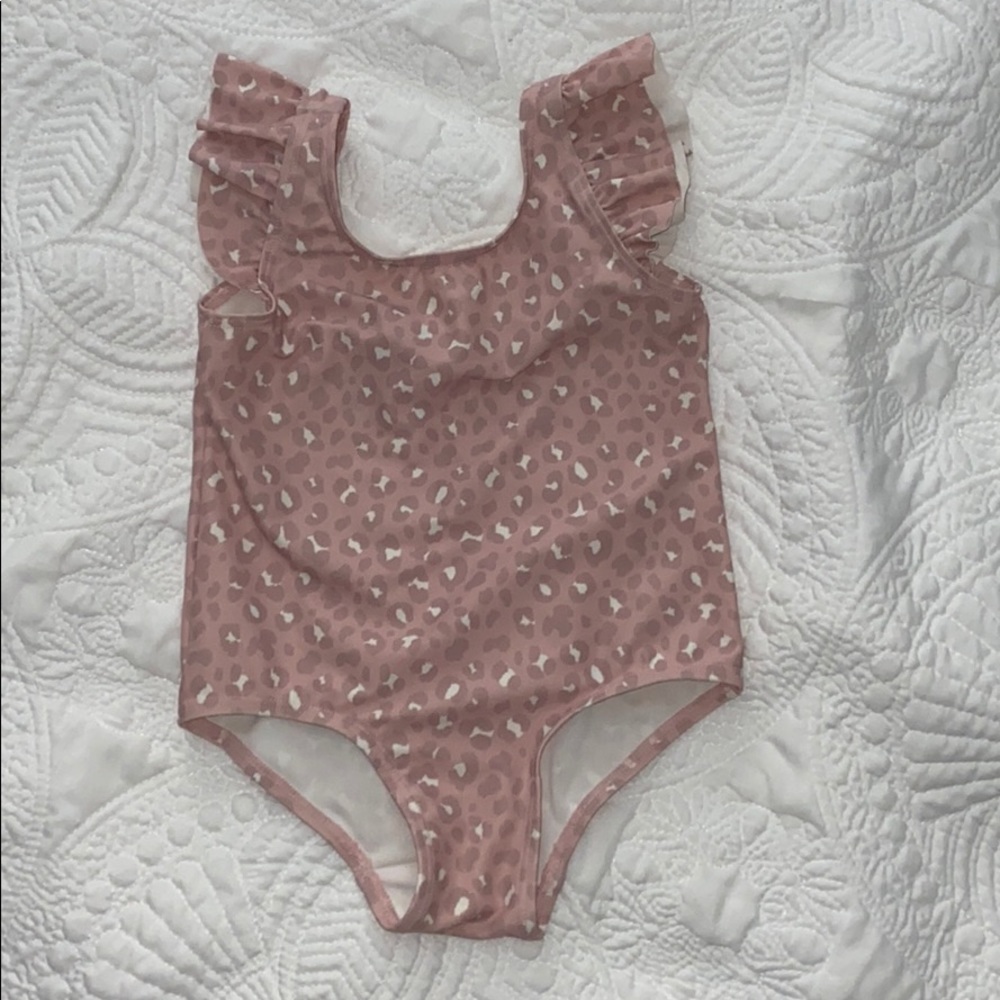 Baby Girl Leopard One Piece Swimsuit